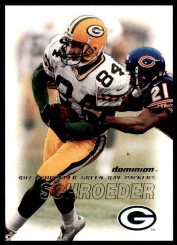 2000 FLEER DOMINION BILL SCHROEDER GREEN BAY PACKERS 73 EBay