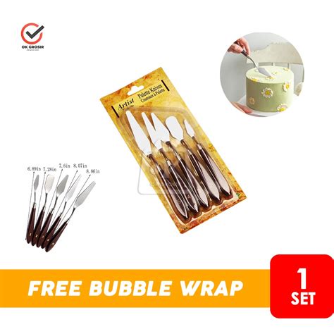 Jual Palete Knife Pallete Set Pisau Spatula Dekorasi Kue Lukis Ukir Art