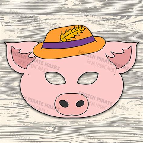 60% OFF SALE The Three Little Pigs Printable Masks Big Bad | Etsy