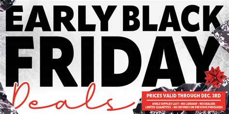 Early Black Friday Deals 2023 Vance Outdoors