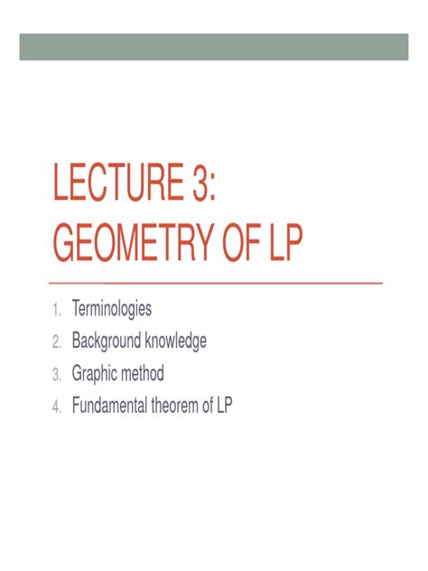 Lecture 3 Pdf Convex Set Equations