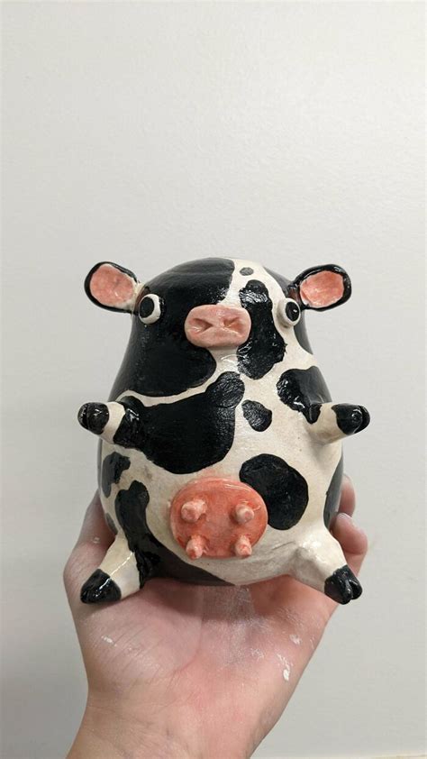 Cow Coil Pottery Ceramic Pinch Pots Ceramics Pottery Art