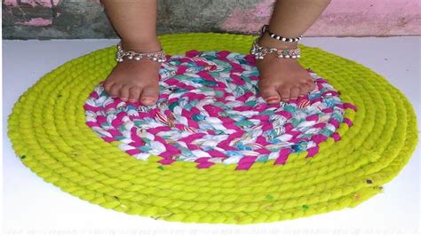 How To Make Doormat With Old Clothes How To Make Doormats At Home