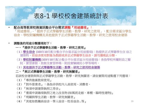 輔英科技大學 技專校院校務基本資料庫 103年10月校內填表說明會 Ppt Download