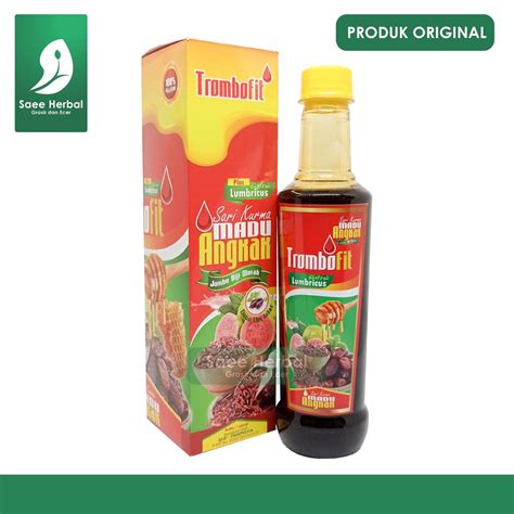 Jual Trombofit Sari Kurma Madu Angkak Propolis Jambu Biji Merah Daun