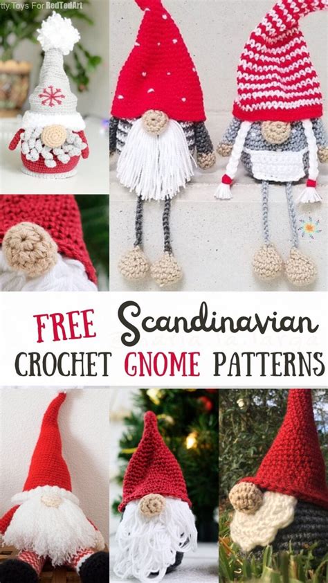 The Cutest Free Scandinavian Crochet Gnome Patterns You Ll Love