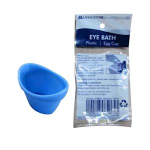 Universal Choice Livingstone Eye Bath Blue Recyclable Plastic Eggcup