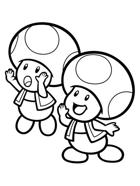 Desenho De Toad Para Colorir Educarolando Aprender Brincando