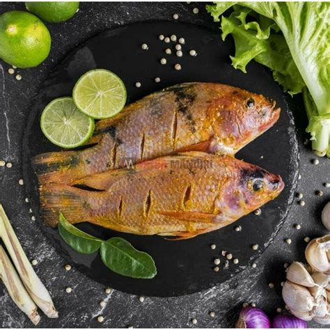 Jual Ikan Nila Segar Bumbu Ungkep Kuning Gr Ekor Shopee