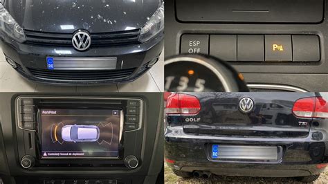 Vw Golf Vi Montaj Instalare Senzori Parcare Fata Spate Originali Oem