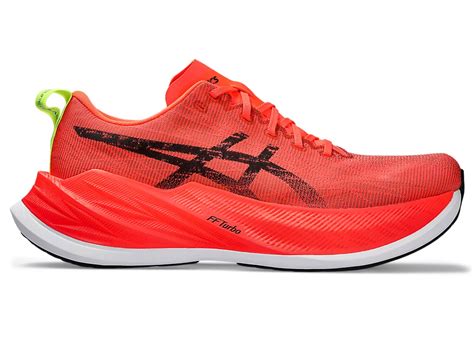 Superblast Unisex Sunrise Redblack Unisex Running Shoes Asics Australia