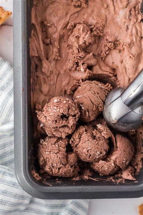 No Churn Chocolate Coconut Ice Cream A Classic Twist