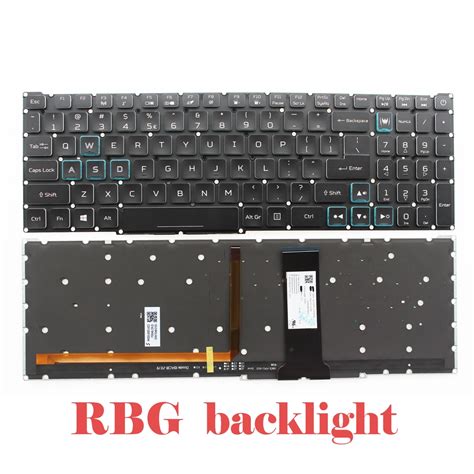 New US Backlit Keyboard For Acer Predator Helios 300 PH315 52 PH317 53