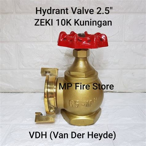 Jual Kran Hydrant Valve Pemadam ZEKI 2 5 In 10K VDH VAN DER HEYDE