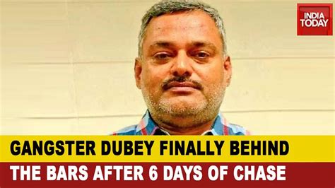 Don Vikas Dubey Who Killed 8 Cops In An Ambush Was Arrested Today By Mp