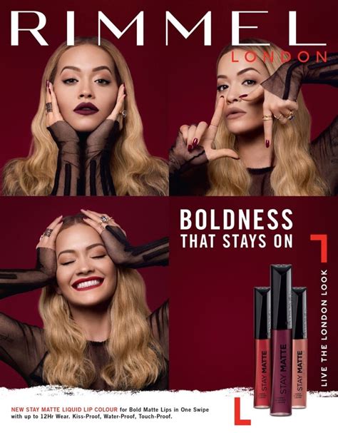 Rita Ora Owns The London Look In Rimmels New Makeup Campaign Duty