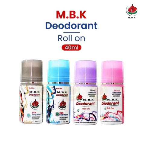 Jual M B K Mbk Deodorant Roll Anti Perspirant Varian Ungu Pink