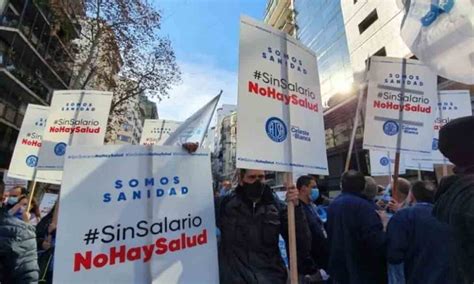 El gremio de la Sanidad anunció un paro nacional por falta de acuerdo