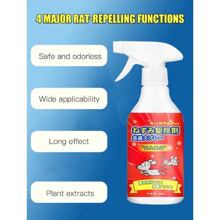 Anti Rat Spray Killer Rat Repellent Spray Can Repel Mice Cockroaches