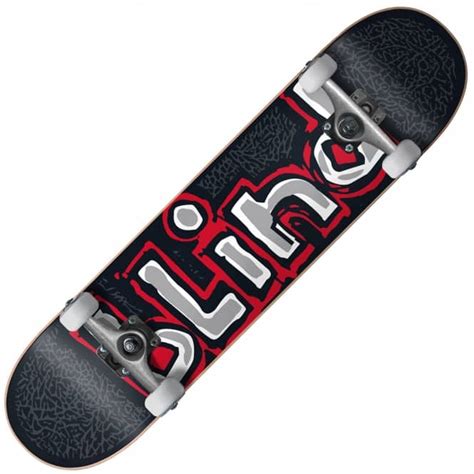 Blind Skateboards Og Athletic Skin Fp Premium Black Red Complete