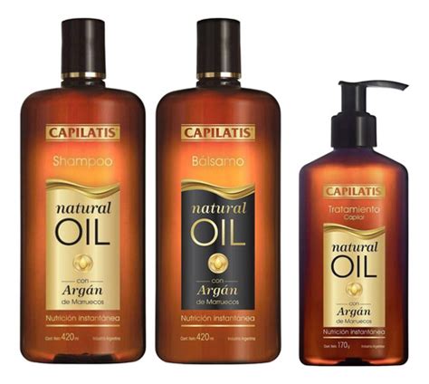 Capilatis Shampoo Aco Tratamiento Natural Oil Argan Cuotas sin interés