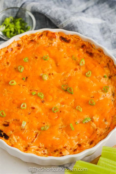 Buffalo Ranch Chicken Dip With Bacon The Shortcut Kitchen