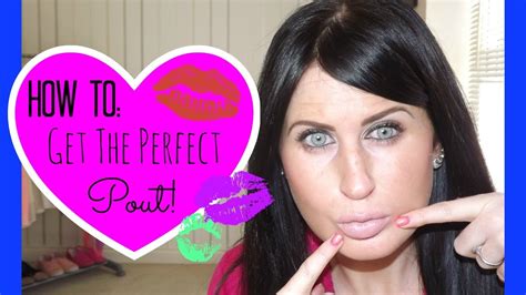 How To Get The Perfect Pout Youtube