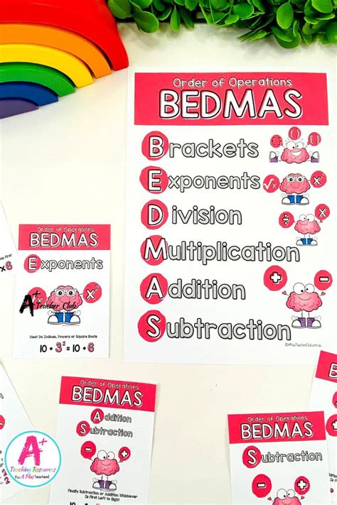 Order Of Operations Activities Bodmas Pemdas And More