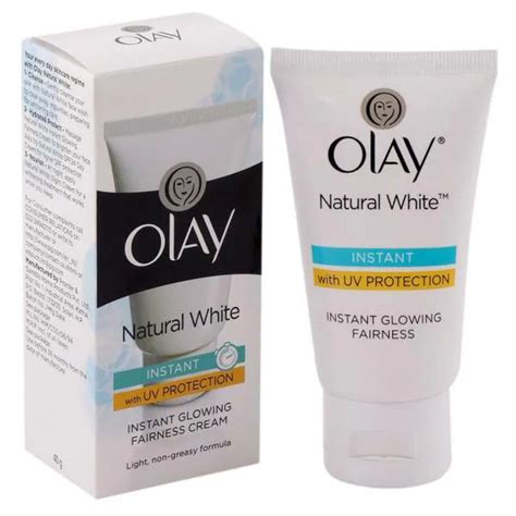 Olay Natural White Instant Glowing Fairness With Uv Protection G