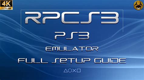 RPCS3 Full 1080p 4K 60fps Setup Guide CXC Gaming YouTube