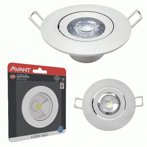 Spot Avant Led Redondo W Bivolt Wr El Trica E Ilumina O Ribeir O