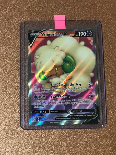 Pokemon Tcg Whimsicott V Full Art Brilliant Stars Hobbies