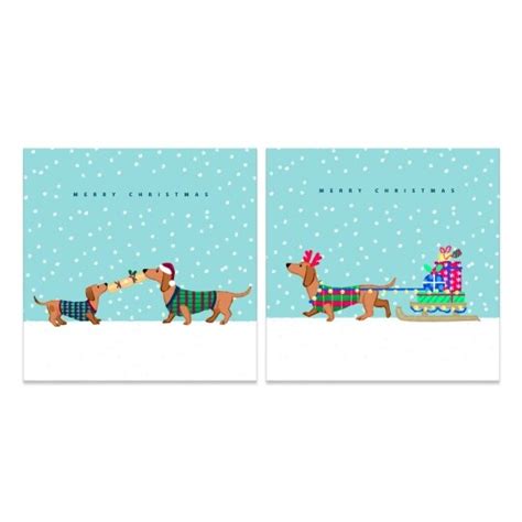 Tesco Dog Christmas Cards 10 Pack Tesco Groceries