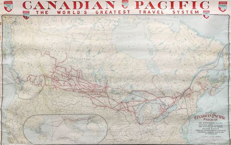 #289: A 1938 CANADIAN PACIFIC RAILWAY WALL MAP