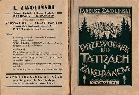 Przewodnik Po Tatrach I Zakopanem Zwoli Ski R Lublin Kup Teraz