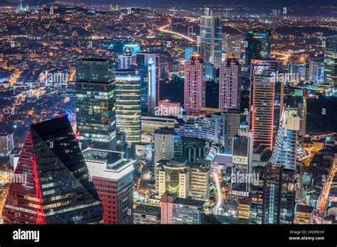 Estambul Turqu A Vista A Rea Del Centro De La Ciudad Y De Los