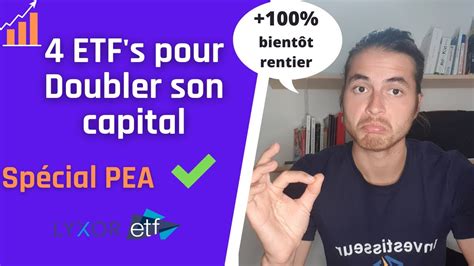 Comment Investir En Bourse Avec Les Etf 4 Etfs Pour Doubler Son