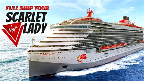 Virgin Scarlet Lady Full Walkthrough Ship Tour Review 4K Virgin