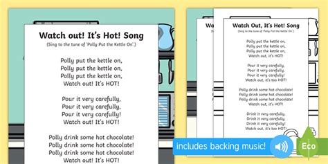 Watch Out It S Hot Song Lehrer Gemacht Twinkl
