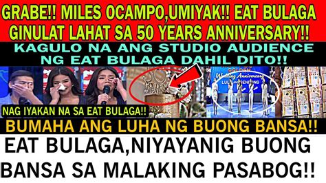 Grabe Mga Host Ng Eb Umiyak Eat Bulaga Ginulat Buong Bansa Sa Year