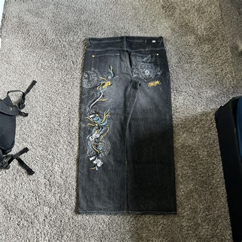 ecko unltd baggy jeans super sick pair, have only... - Depop
