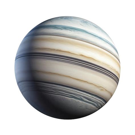 Premium Ai Image Jupiter Planet Isolated On White Background