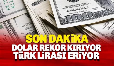 Dolar 20 67 ile tarihi rekor seviyeyi aştı