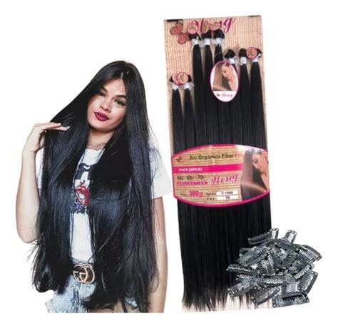 Cabelo Org Nico Weng Liso Cm G Telas Tic Tac Mercadolivre