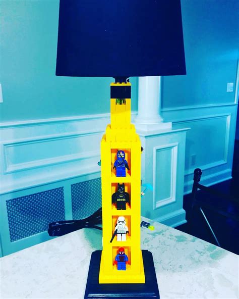 Custom Minifigure Display Lamp Made Of Lego® Bricks Etsy