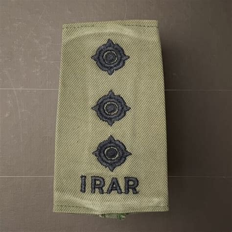 Rhodesia Army Rank Epaulette Captain Irar Rhodesian African Rifles