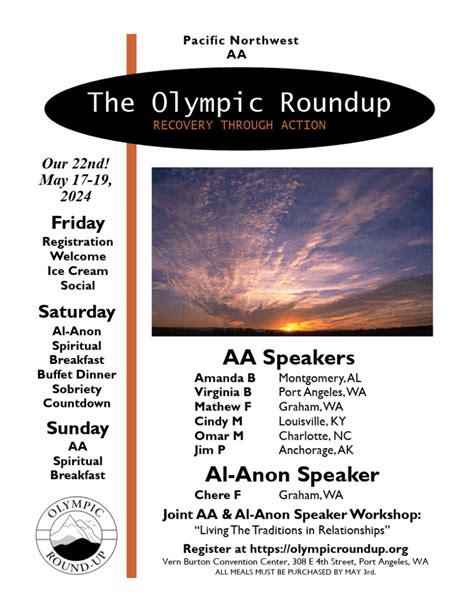 The Olympic Roundup Greater Seattle Intergroup Of Alcoholics Anonymous