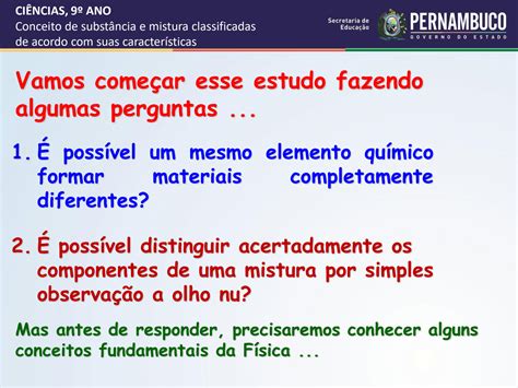 SOLUTION Conceito De Substancias E Misturas Classificando De Acordo