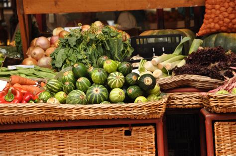 Gambar Buah Bunga Kota Menghasilkan Sayur Mayur Pasar Semangka