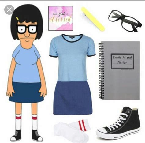 Tina Costume Bobs Burgers Costume Burger Costume Diy Halloween Costumes Cosplay Costumes